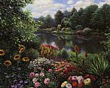 Henry Peeters Canvas Paintings - Turnberry Lake